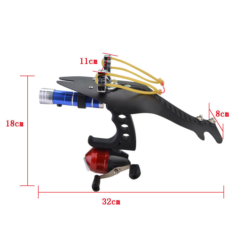 Fishing Bow Kit Catapult Bow Bowfishing Darts Reel Archery Hunting Set